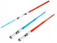 2w1 DWA miecze miecz świetlny PODWÓJNY TELESKOPOWY Wojownik Kosmosu