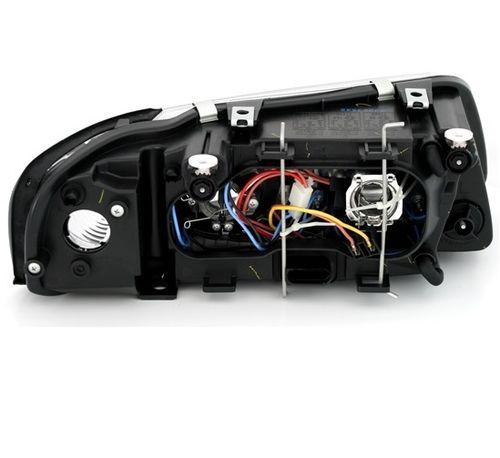 Lampy Reflektory DO AUDI A3 OD 2000 DO 2003 Roku RINGI BLACK na Arena.pl