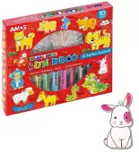 Farby Witraz 10 kolorów 10.5ml Akc Amo Sd10p10za Wb