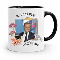 Kubek Czarny Donald Tusk Po Platforma Prezent