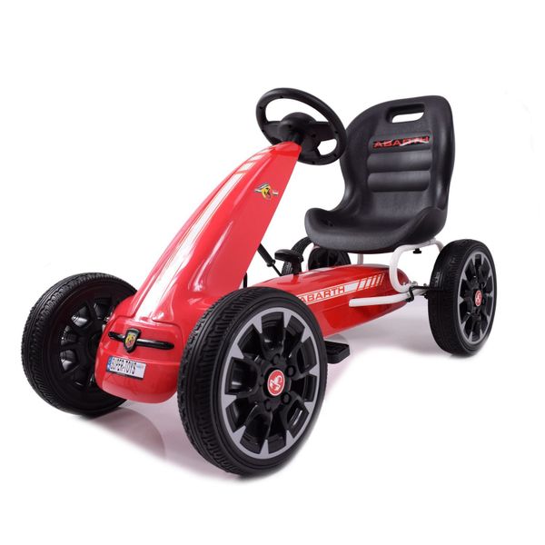 WIELKI LICENCJONOWANY GOKART FIAT ABARTH KOŁA EVA JAKOŚĆ /PB9388A zdjęcie 3