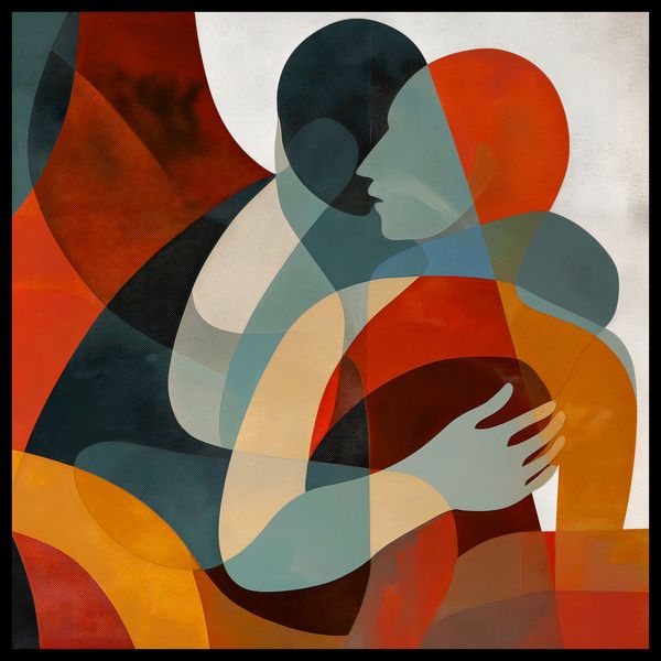 Plakat 80x80cm Objęcia zdjęcie 2