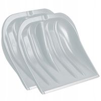 SZUFLA ŁOPATA DO ŚNIEGU ALUMINIUM BEZ TRZONKA 2SZT