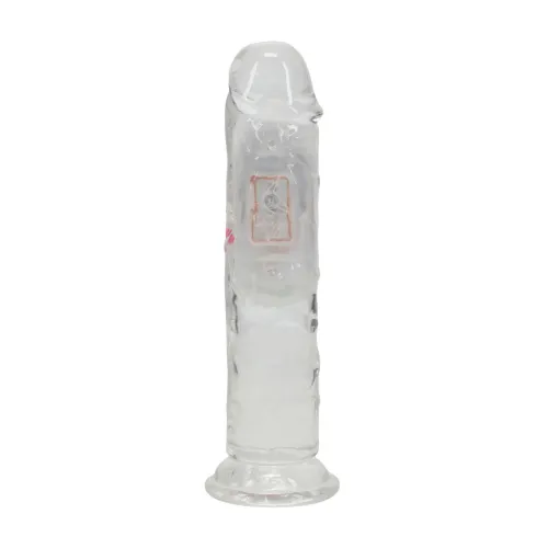 realrock led wibrujący model prosty 15 cm transparentny na Arena.pl