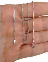 Łańcuszek srebrny pancerka Włoski naszyjnik DAMSKI (na PREZENT / Komunia )