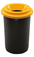 Kosz do segregacji ECOBIN 50L żółty - plastik