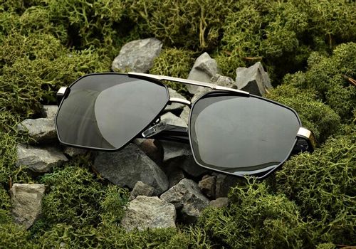 Duże OKULARY MĘSKIE POLARYZACYJNE PRZECIWSŁONECZNE PolarZone PILOTKI na Arena.pl