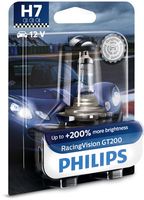 2X Philips Żarówka Racing Vision GT200 +200% H7 12V