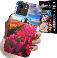 ETUI DO MOTOROLA EDGE 40 - POLE KOLOROWYCH TULIPANÓW, TULIPAN, CASE