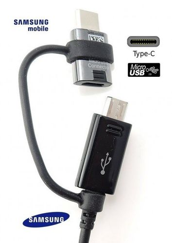 Oryg. Kabel Samsung COMBO Typ C micro USB czarny na Arena.pl