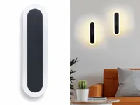 LAMPA ELEWACYJNA LED KINKIET OGRODOWY 9W 30CM CZARNY 4500K