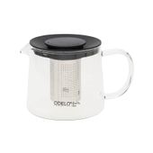 Dzbanek do zaparzania herbaty ziół i kawy DORA 600 ml borosilikatowe szkło