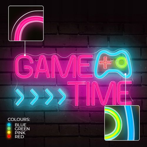 Forever Light Neon PLEXI LED GAME TIME multikolor FPNE34 na Arena.pl
