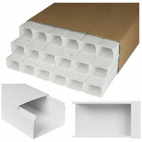 LISTWA KANAŁ KABLOWY BKK 60x40mm 48m (24szt) KORYTKO KORYTO POKRYWA