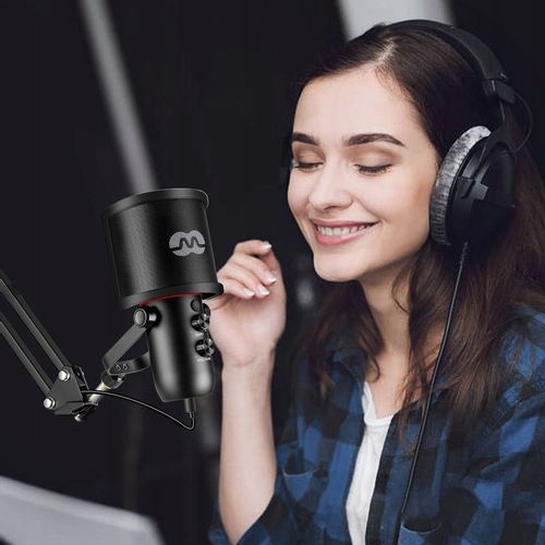 MOZOS MKIT-GX MIKROFON ZE STATYWEM NASTĘPCA MKIT-700PRO V2 DO KOMPUTERA na Arena.pl