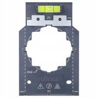 szablon do montażu gniazdek i włączników elektrycznych, wolfcraft