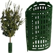 Osłona Ochronna Do Pni Drzew, Osłonka Pnia, Plastikowa, Zielona