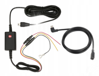 Mio MiVue Smartbox 4 zasilacz parkingowy miniUSB + adapter USB-C typ C 1m