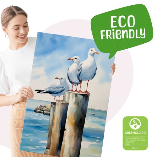 Obraz Na Płótnie Abstrakcyjne Mewy 60cm x 90cm na Arena.pl