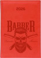 KALENDARZ A5 2026 dzienny książkowy PLANER z grawerem DLA BARBERA