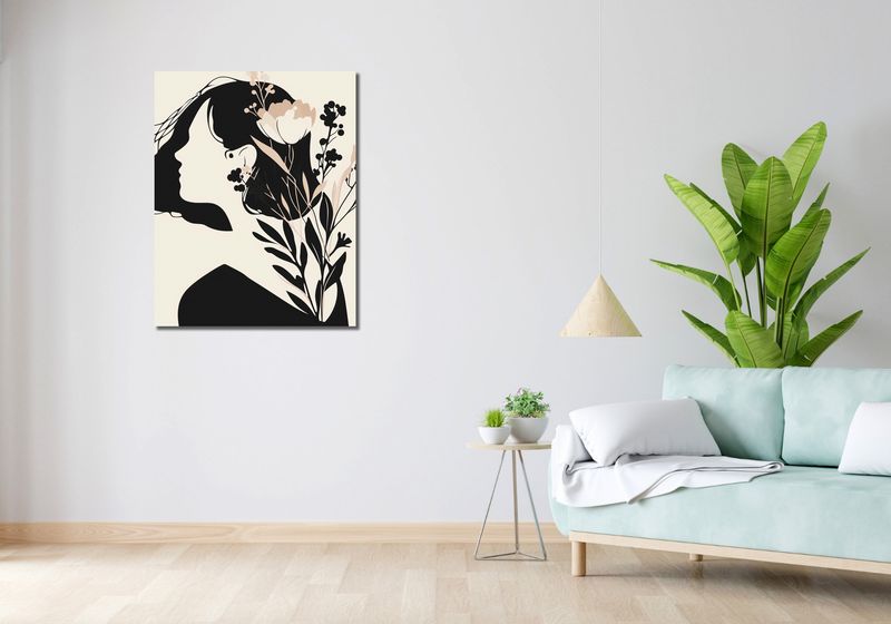Obraz 70x90cm Szept w Głębi zdjęcie 2