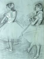 Two Dancers1879, Edgar Degas - plakat 59,4x84,1 cm