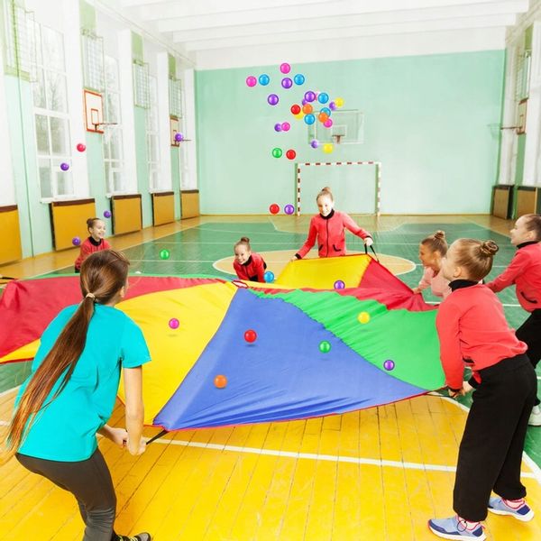 PROFESJONALNA CHUSTA ANIMACYJNA 3m SPADOCHRON + FU zdjęcie 2