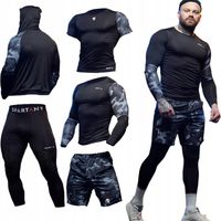 BIELIZNA ODZIEŻ TERMOAKTYWNA TERMICZNA TERMO SPORTOWA TRENINGOWA MĘSKA 5w1