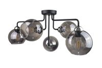 Lampa sufitowa 5xE27 COSMO BLACK/SILVER