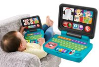 FISHER PRICE EDUKACYJNY LAPTOP MALUCHA interaktywny dla maluszka +6 m-cy