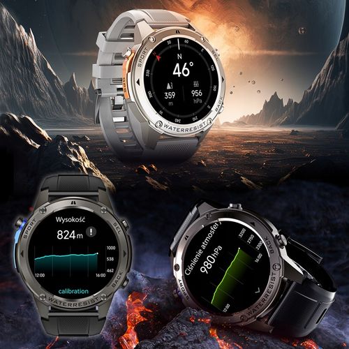 ZEGAREK MĘSKI Z GPS SMARTWATCH PROVENTUS MENU PL WODOODPORNY SPORT ROZMOWY na Arena.pl
