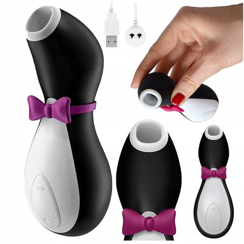 SATISFYER PINGWIN MASAŻER ŁECHTACZKI DAMSKI WIBRATOR PINGWINEK APLIKACJA na Arena.pl