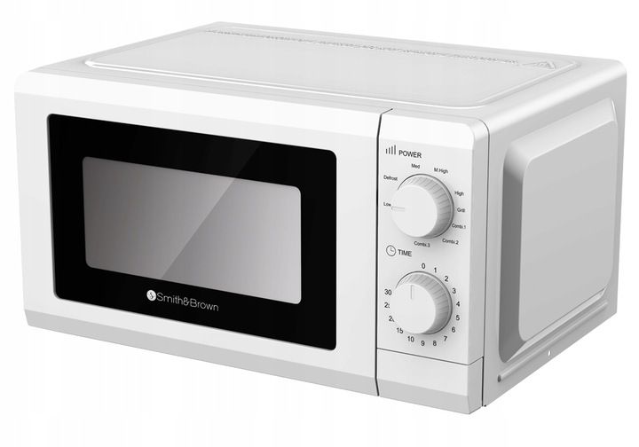 KUCHENKA MIKROFALOWA MIKROFALÓWKA 900W GRILL BIAŁA zdjęcie 5