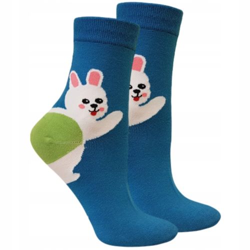 5 X SKARPETY damskie ŚMIESZNE bawełniane kolorowe 39/42 na Arena.pl