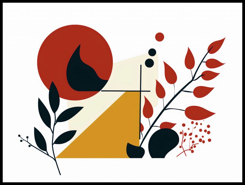 Plakat 100x75cm Ogień i Flora zdjęcie 2