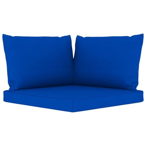 Sofa 3-os. z niebieskimi poduszkami VidaXL na Arena.pl
