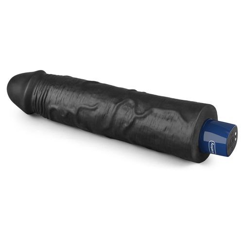 9.5" real softee rechargeable tpe vibrating dildo(black na Arena.pl