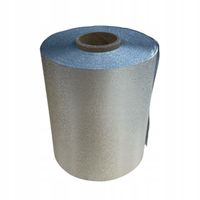 Folia fryzjerska aluminiowa srebrna ryflowana 100m z podajnikiem