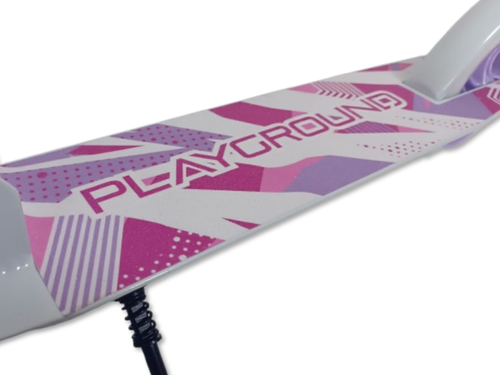 Hulajnoga dla dzieci - PlayGround do 70kg Biała na Arena.pl