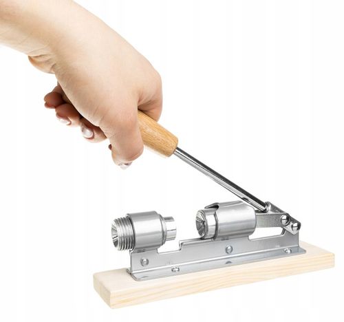 Dziadek do Orzechów na Podstawce Mocny Stalowy Duży Solidny Drewniany Spód na Arena.pl