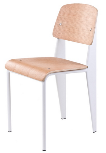 Krzesło School białe/natural D2 na Arena.pl