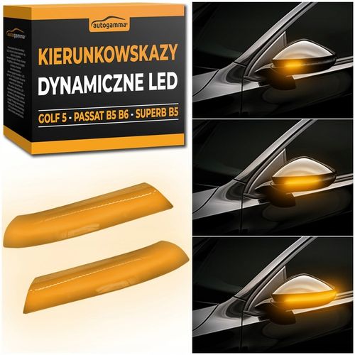Kierunkowskazy LED Dynamiczne VW Golf Passat B5 B6 Seat Skoda 1K0949101 na Arena.pl