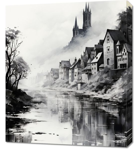 Obraz 60x70cm Mglisty Refleks zdjęcie 1