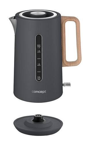Czajnik elektryczny Concept RK3370 2200 W 1,7 l srebrny/szary na Arena.pl