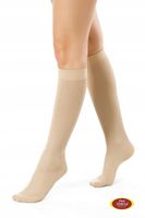 PANI TERESA TRAVEL Skarpety medyczne uciskowe damskie jasny beż