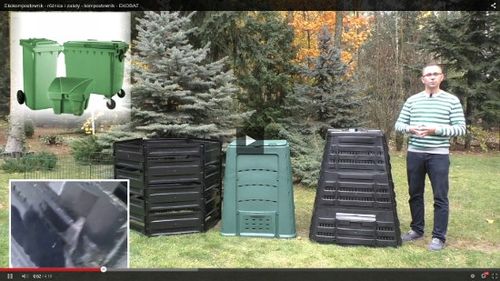 KOMPOSTOWNIK ECOSMART 480L CZARNY poprawiony model na Arena.pl