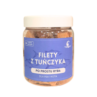 Liofilizowane filety z tuńczyka 70g dla psa i kota na skórę i sierść