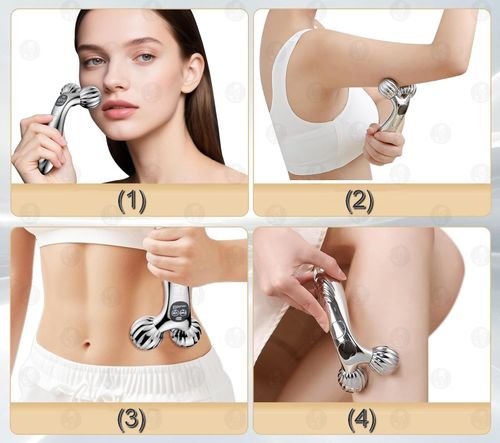 Masażer twarzy elektryczny Roller do masażu z EMS i wibracją kulowy lifting na Arena.pl