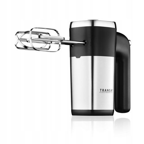 Mikser ręczny 5 biegów tryb TURBO Zestaw 4 mieszadła Organizer TRANSA 900W na Arena.pl