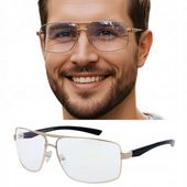 OKULARY MĘSKIE DO KOMPUTERA ZERÓWKI okulary blokujace niebieskie